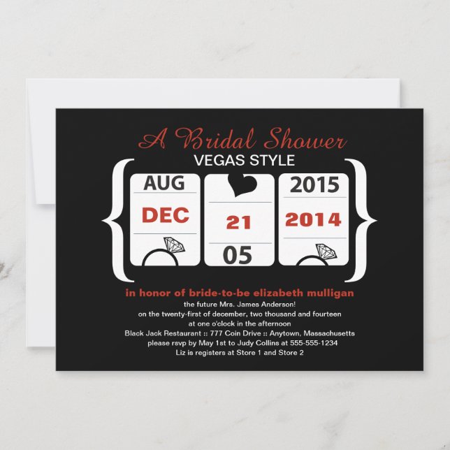 Kortplats Maskin Möhippa Inbjudningar (Framsida)