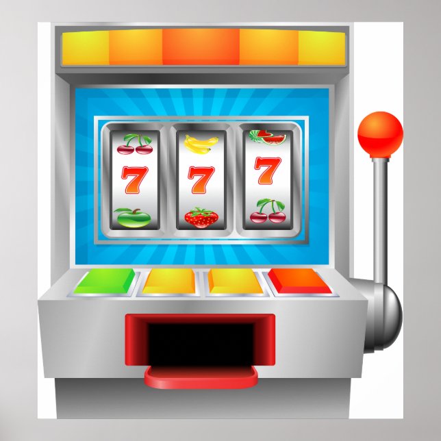 Kortplats Maskin Poster (Framsidan)