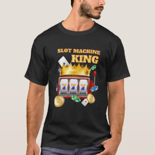 Kortplats Maskin Shirt - Superskoj Casino Gambling T Shirt