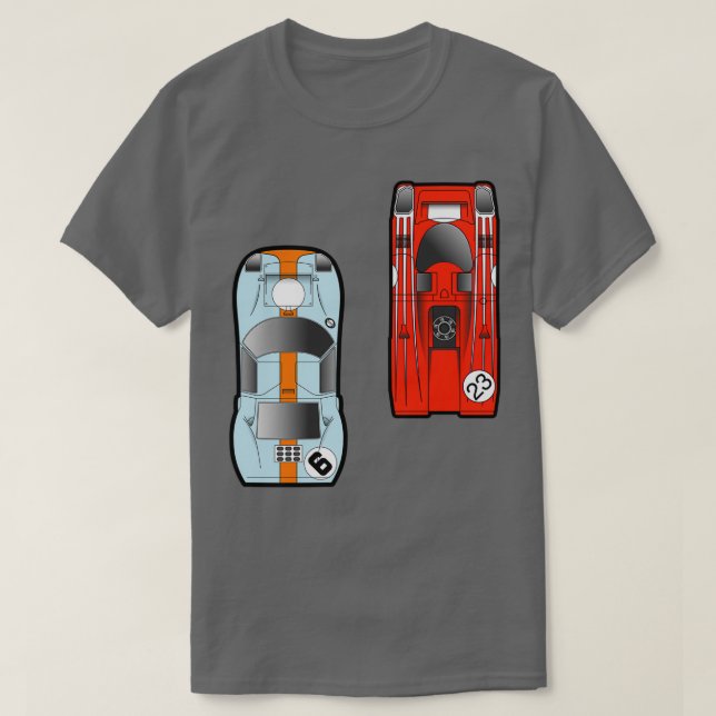Kortplatsbilar T Shirt (Design framsida)