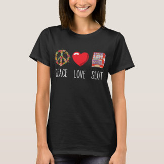 Kortplatsen Maskin Gambling Player Kärlek T Shirt