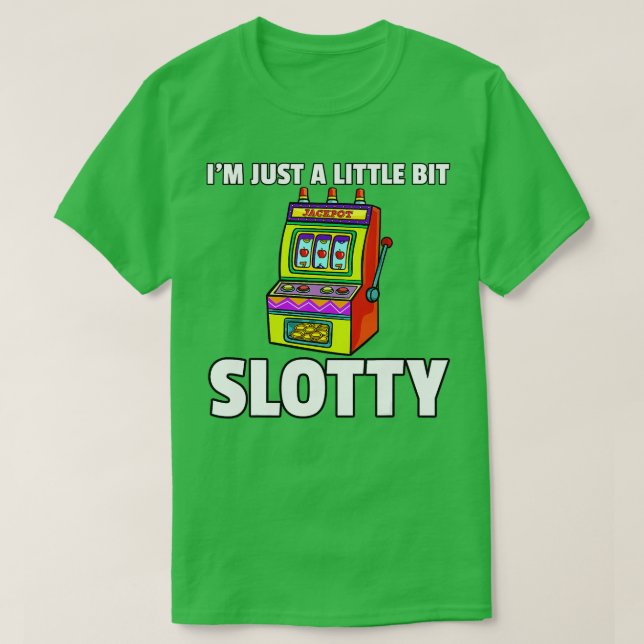 Kortplatsen Maskin Player Gift Casino Spelare Gamb T Shirt (Design framsida)