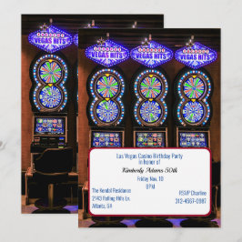 Kortplatsen Maskiner Casino Thed Födelsedagsfest Inbjudningar