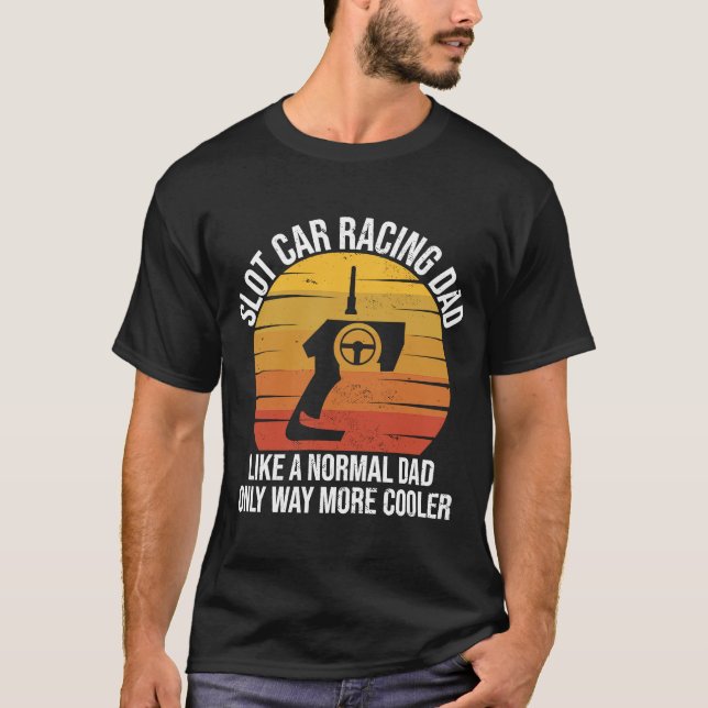 Kortplatser Bilar Tävla Pappa Leksak RC Car Racer T Shirt (Framsida)