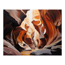 Kortplatskanyon Utah Ligg Art Print Poster