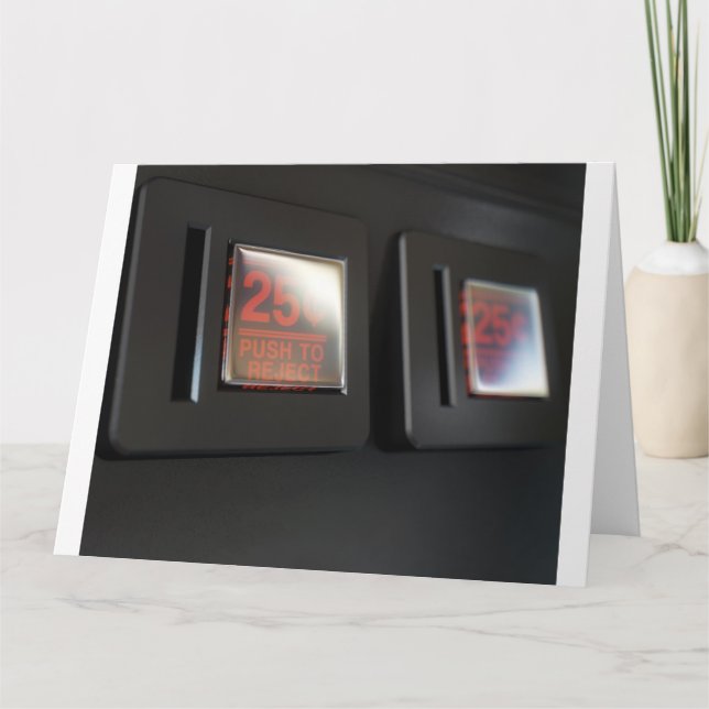 Kortplatspanelen Arcade Maskin Kort (Framsida)