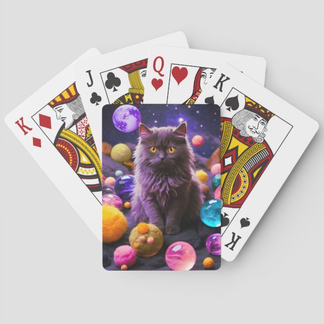 Kortpoker för kattälskare casinokort (Baksidan)