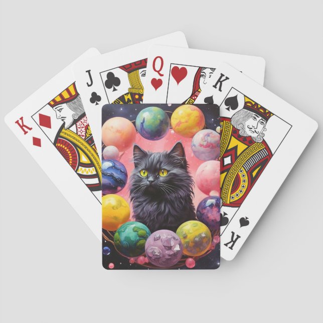 Kortpoker för kattälskare casinokort (Baksidan)