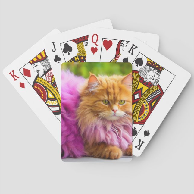 Kortpoker för kattälskare casinokort (Baksidan)