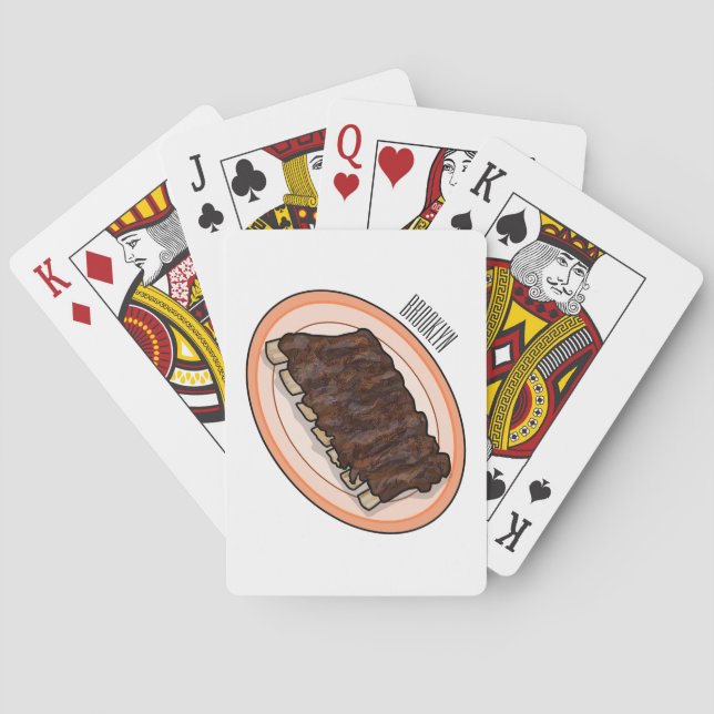 Kortrevbensillustration i tecknad stil casinokort (Baksidan)
