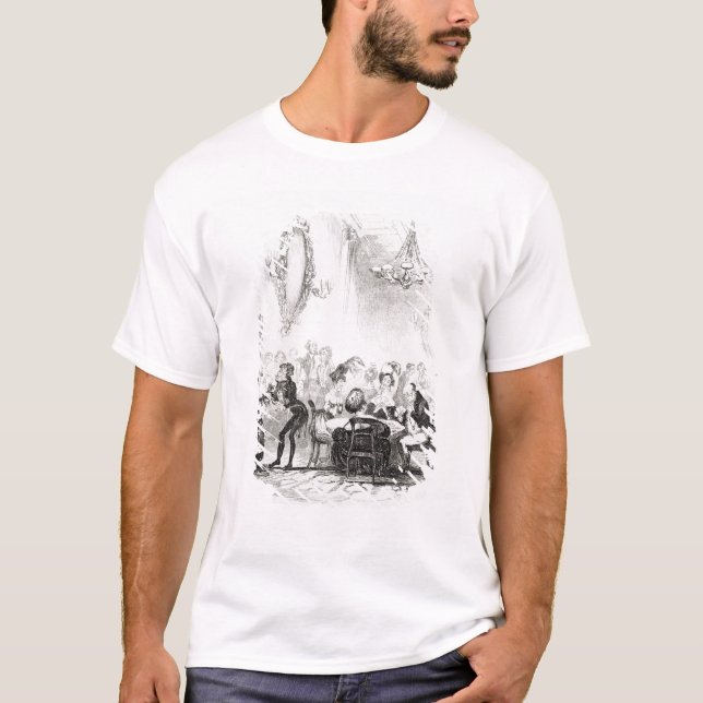Kortrummet på badet tee shirt (Framsida)