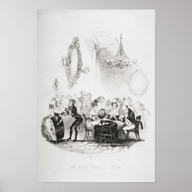 Kortrummet vid Bath Poster (Framsidan)