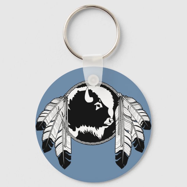 Kortsaké för första nationernas nyckelkedja nyckelring (Framsida)