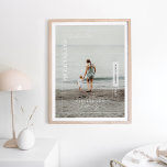 Kortsakspost för Family Photo Modern Editorial Tra Poster<br><div class="desc">Har du ett speciellt resa, familj äventyr eller minnesvärt resmål som du har påbörjat? Vår minnesvärda familjefotresa är att poster perfekten för att fånga din speciella resa och visning den i ditt hem för att alltid minnas. Modern och minimal design med fet typografi gör det möjligt för den minnesvärda familjen...</div>