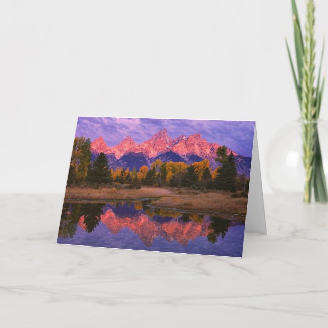 Kortserie - storslagna Teton NP Kort (Framsida)