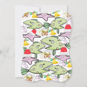 Kortshajen i julklapp i Helgdag Kort