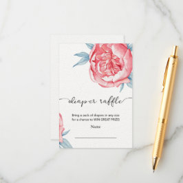 Kortskärmsraffel för babydusch. tilläggskort