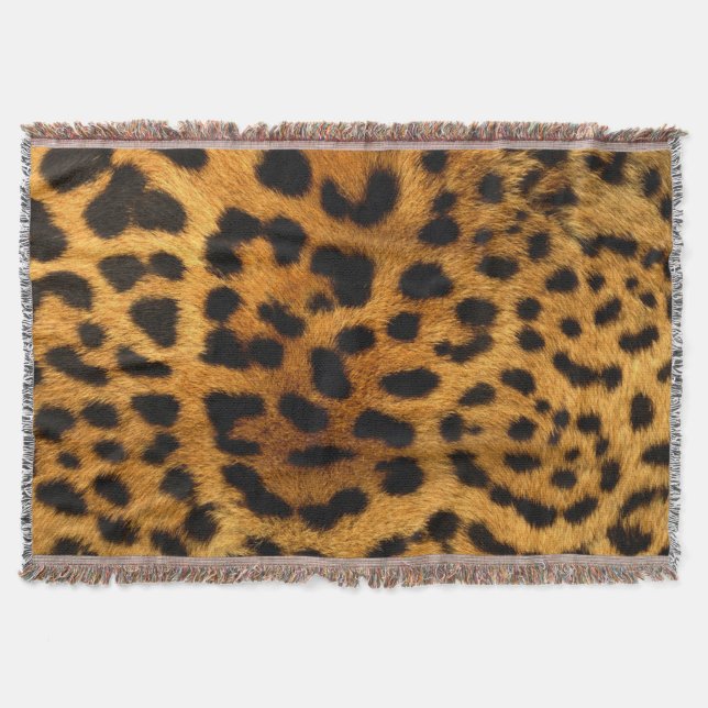 Kortslutning/Cheetah-utskrift Mysfilt (Framsidan)