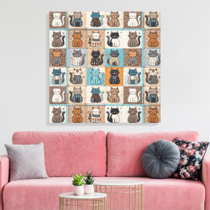 Kortslutningsdesign Canvastryck