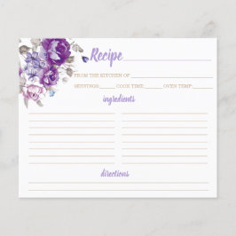 Kortsorterare för Blommigt av lila