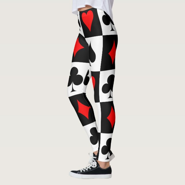 Kortspel Leggings (Vänster)