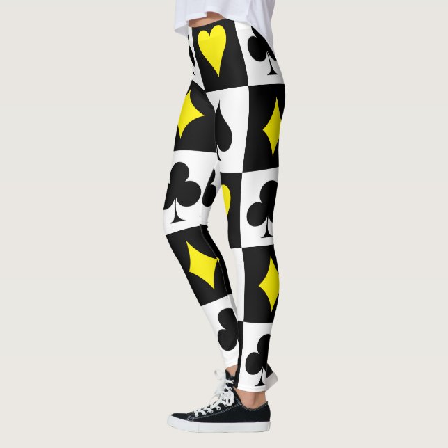 Kortspel Leggings (Vänster)