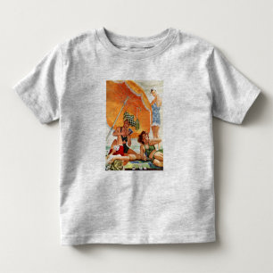 Kortspel på stranden av Alex Ross T-shirt