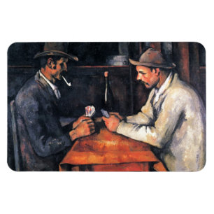 Kortspelare Paul Cezanne Painting Art Magnet