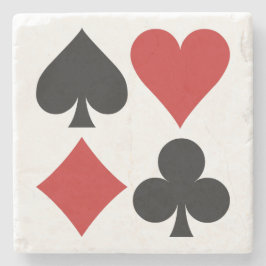 Kortspelarekustfartyg Underlägg Sten