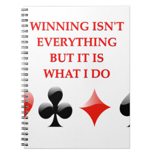 kortspelareskämt anteckningsbok