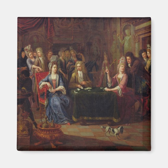 Kortspelarna, 1699 magnet (Framsidan)