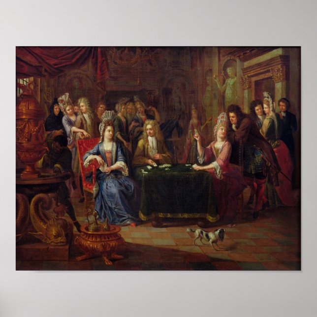 Kortspelarna, 1699 poster (Framsidan)