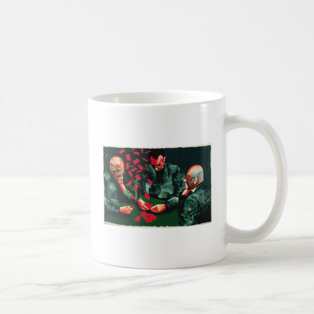 Kortspelarna 1987 kaffemugg (Höger)