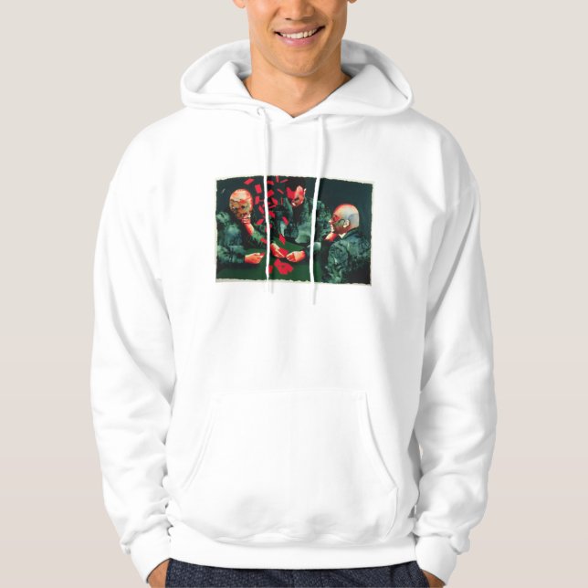 Kortspelarna 1987 sweatshirt med luva (Framsida)