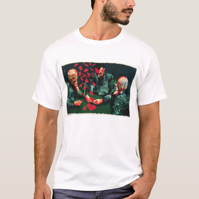 Kortspelarna 1987 tee shirt (Framsida)