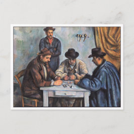 Kortspelarna av Paul Cezanne Vykort