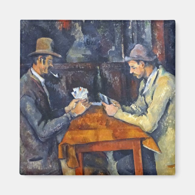 Kortspelarna, Cezanne Magnet (Framsidan)