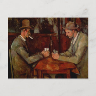 Kortspelarna Claude Cezanne Vykort