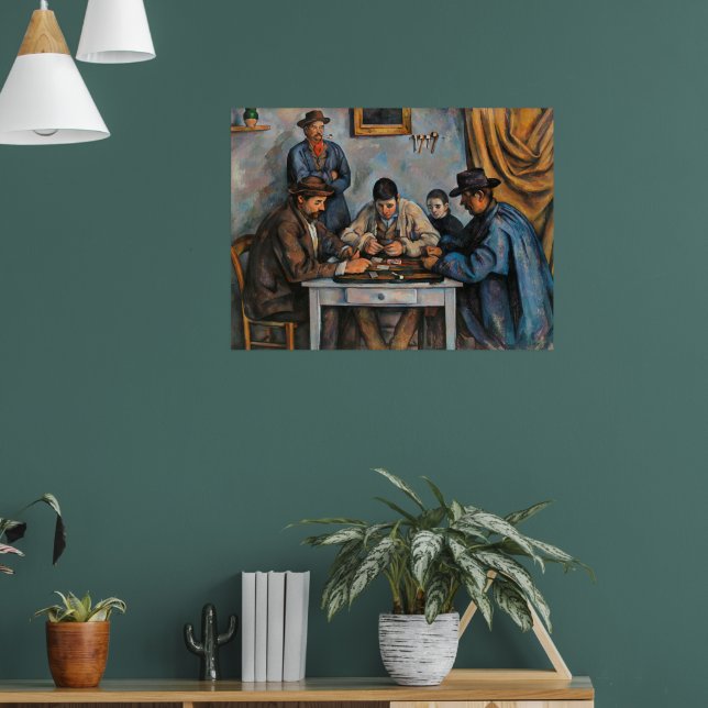 Kortspelarna | Paul Cezanne | Poster (Vardagsrum 1)