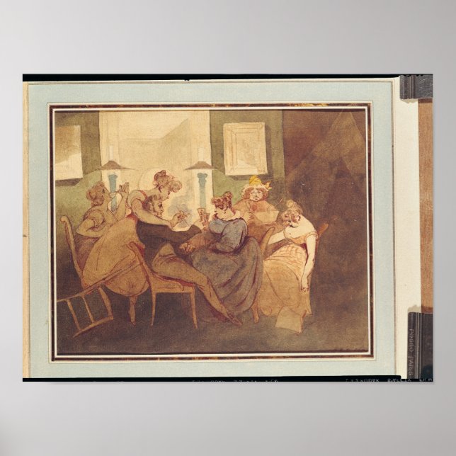 Kortspelet, efter 1830 poster (Framsidan)