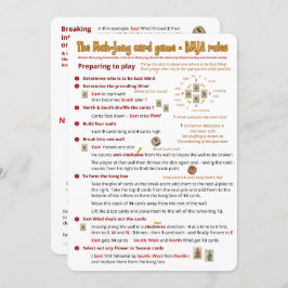 Kortspelregler - förbereda sig att leka inbjudningar