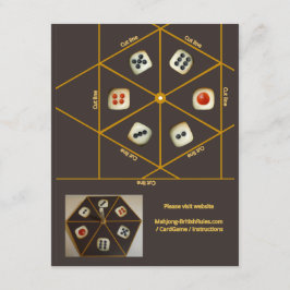 Kortspeltärningspinner Inbjudningar