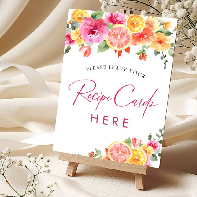 Korttecken för Festive Bright Citrus Möhippa-motta Inbjudningar (Skapare uppladdad)