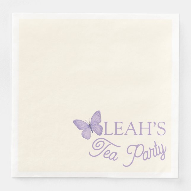 Kortträdgårdste party Pappersservett (Framsida)