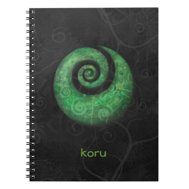 koru anteckningsbok med spiral (Framsidan)