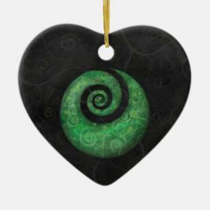 koru julgransprydnad keramik