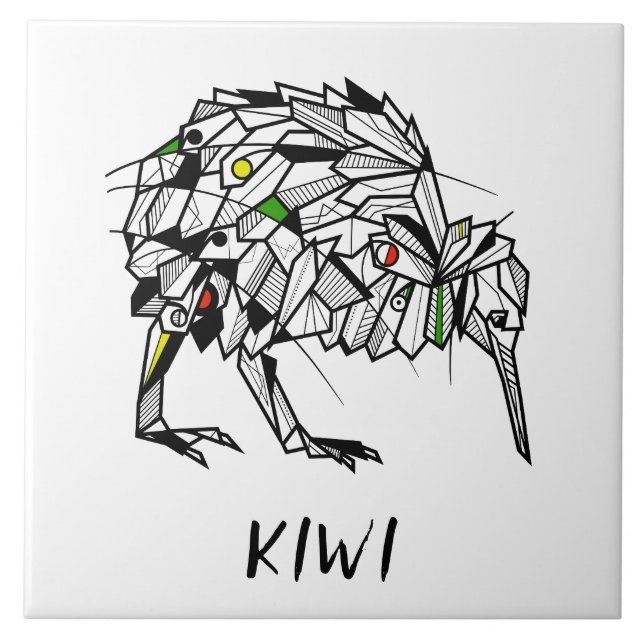 Koru Kiwi Kakelplatta (Framsidan)