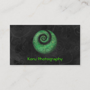 Koru Photography Visitkort