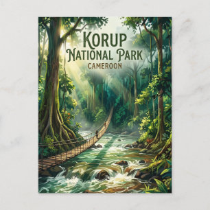 Korup nationalpark Kamerun Vykort