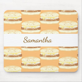 Korv, ägg och ostsandwich musmatta